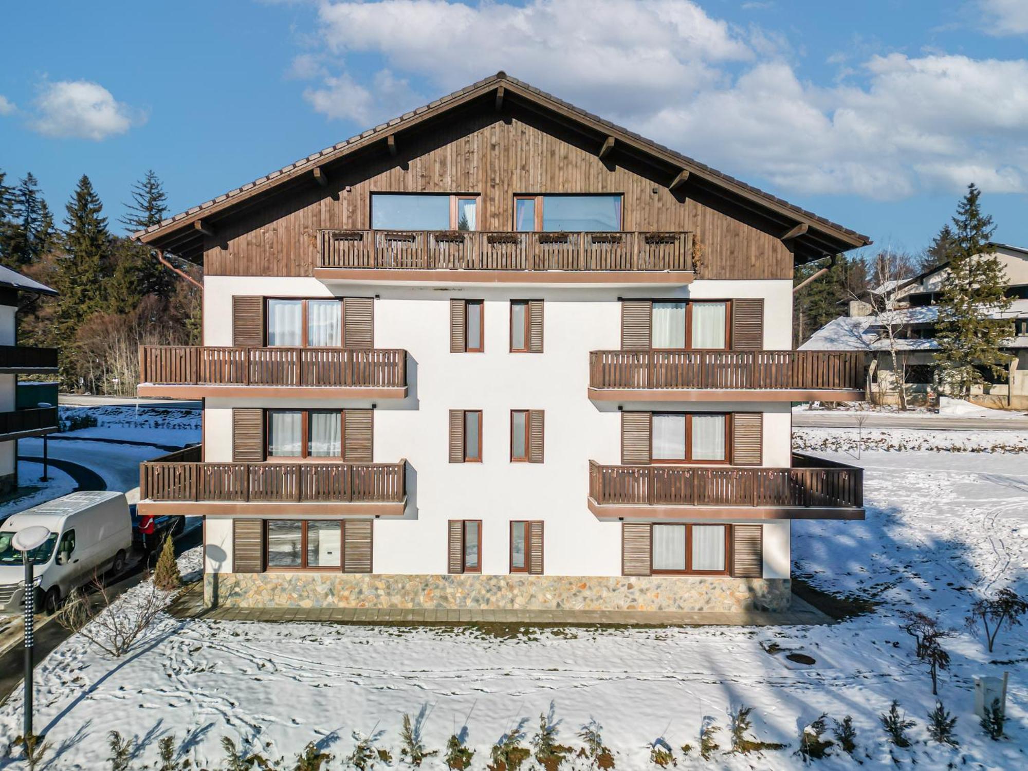 Albert Residence Aparthotel Grand Chalet With Free Spa Access To Alpin Resort Poiana Braşov Dış mekan fotoğraf